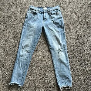 7 For All Mankind Josefina Distressed Jeans.
